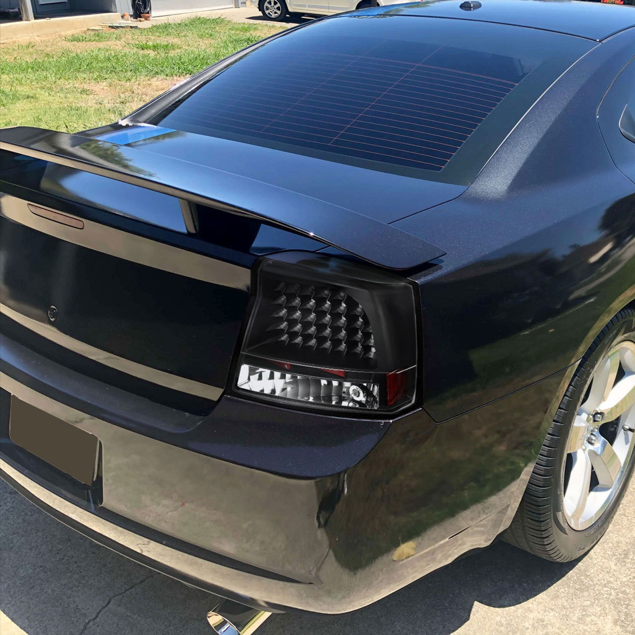 Spec D LED Tail Lights (Black): Dodge Charger 2006 - 2008