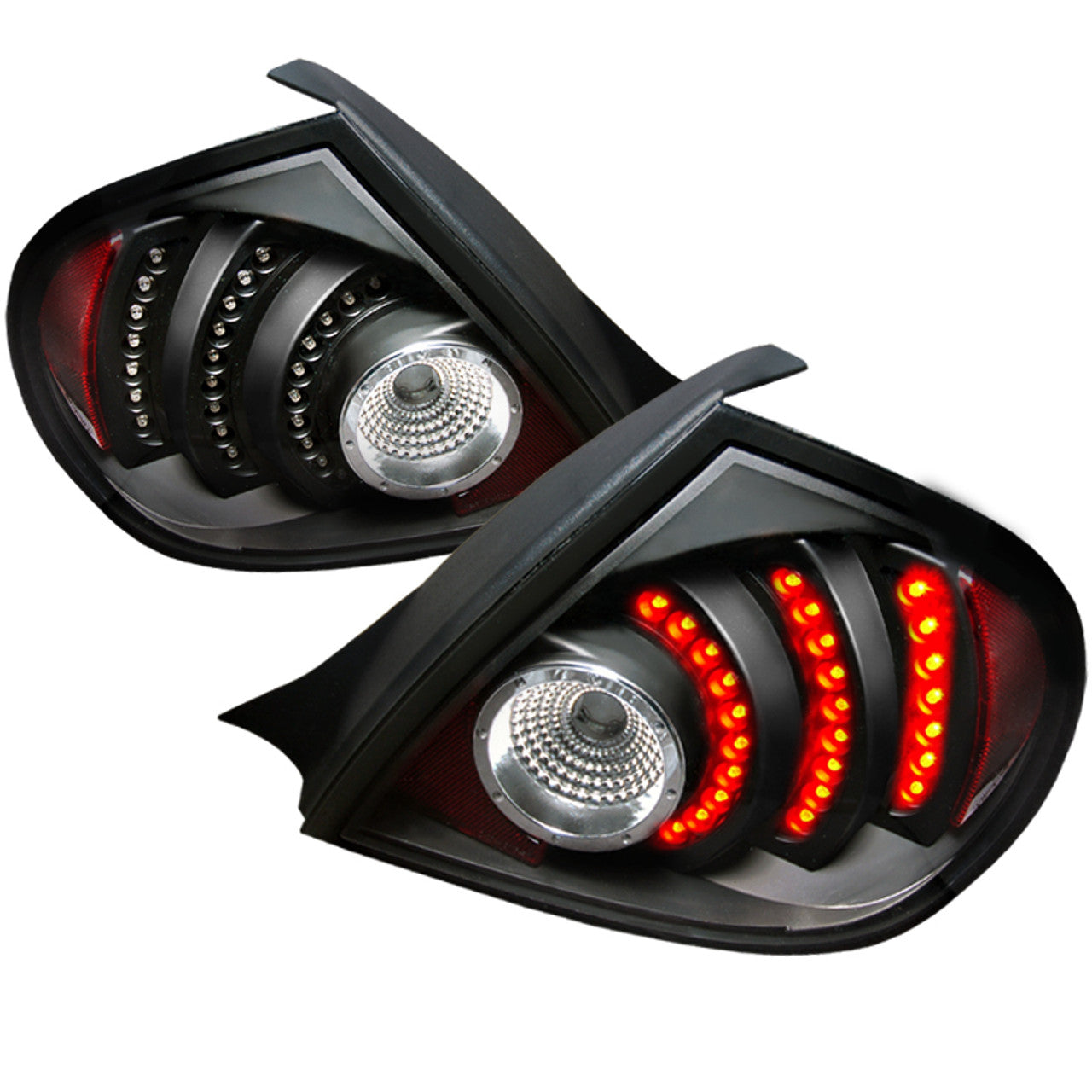 Spec D LED Tail Lights (Black): Dodge Neon 2003 - 2005