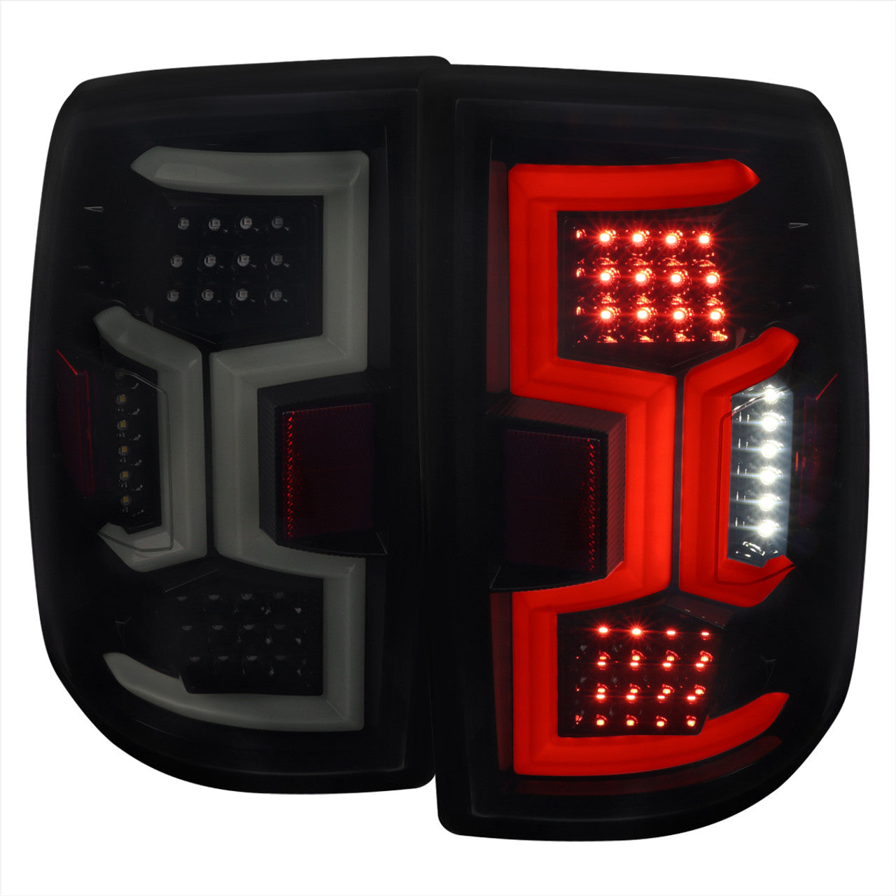 Spec D LED Tail Lights (Dark Smoke w/ Sequential Turn Signal): Ram 2500 & 3500 2019 - 2024