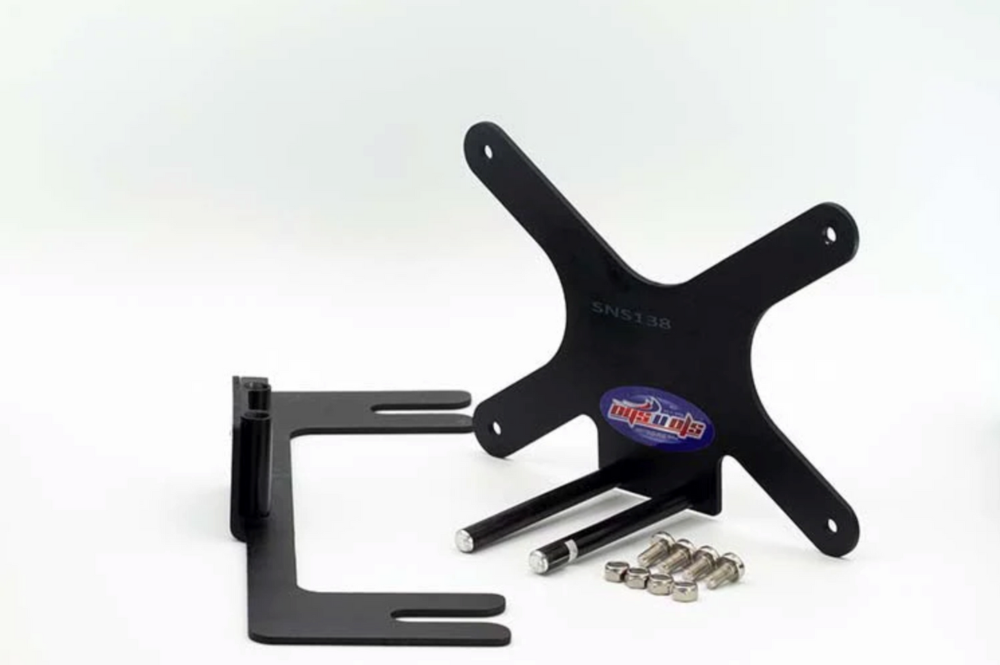 Sto N Sho Quick Release Front License Plate Bracket: Jeeps With Off Road Bumpers (w/ Roller Fairlead)