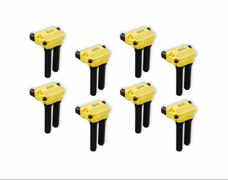 Accel High Output Ignition Coils (8-Pack, Dual Plug): 2005 - 2025 5.7L Hemi / 6.1L SRT8 / 6.4L 392 / 6.2L SRT Hellcat