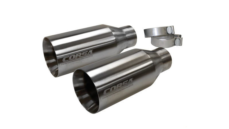 Corsa Exhaust Tips (Polished): Ram 6.2L TRX 1500 2021 - 2024