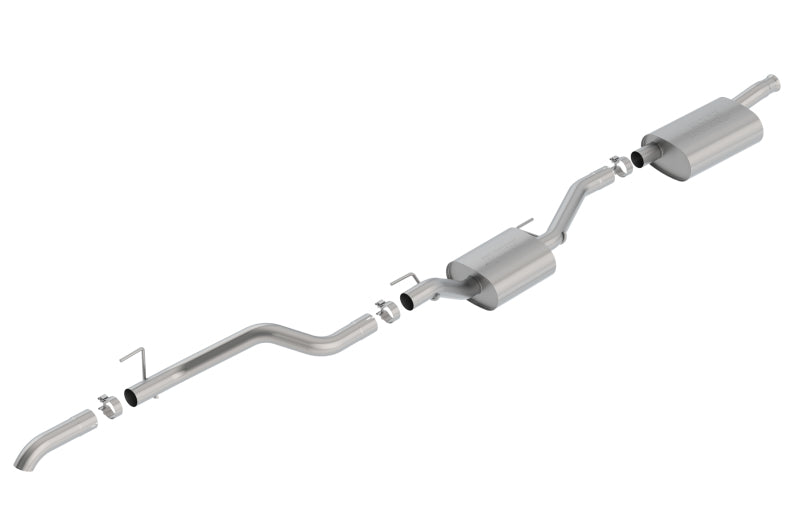 Borla Touring Climber Cat-Back Exhaust System (Turn Down Exit): Jeep Gladiator JT 3.6L V6 2020 - 2025