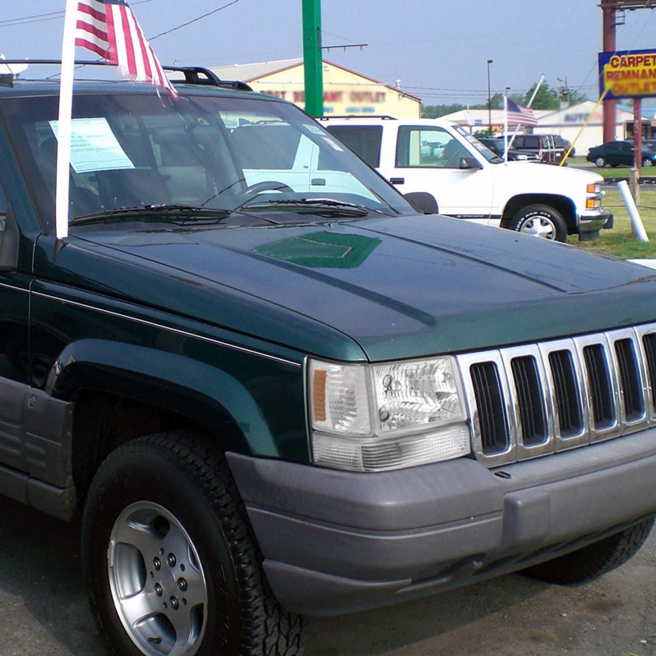 Spec D Corner Lights (Chrome): Jeep Grand Cherokee 1993 - 1998