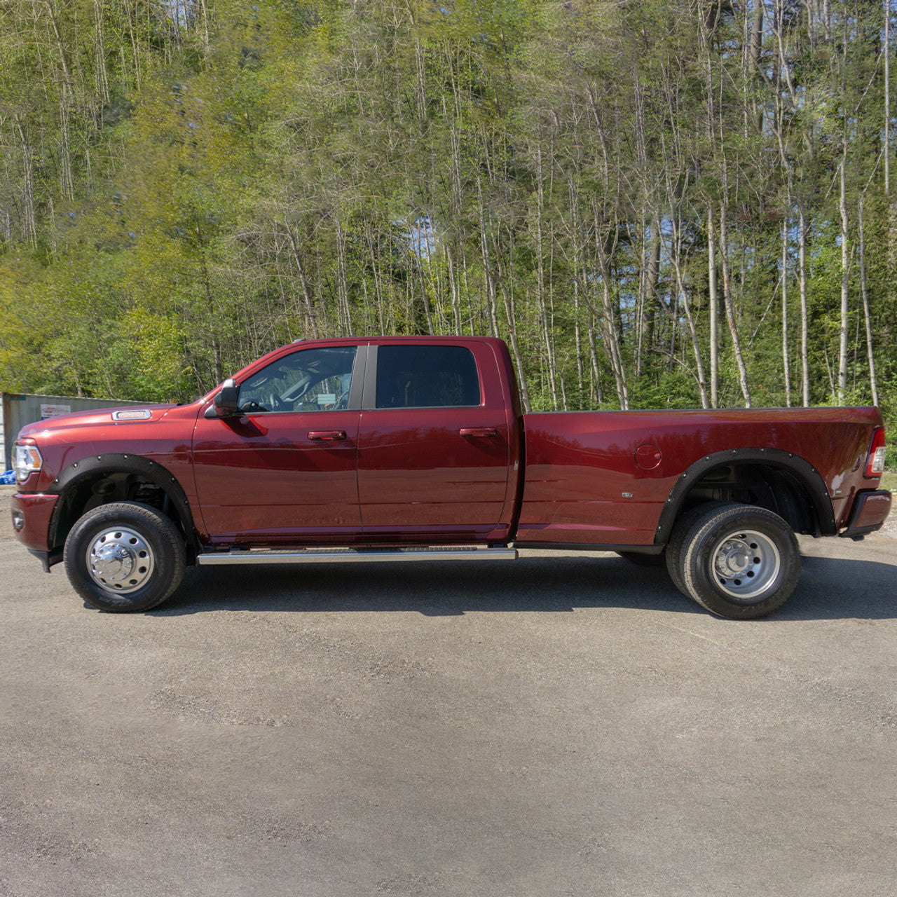 Spec D Riveted Style Fender Flares (Texture Black, 4pc): Ram 2500 & 3500 2019 - 2024