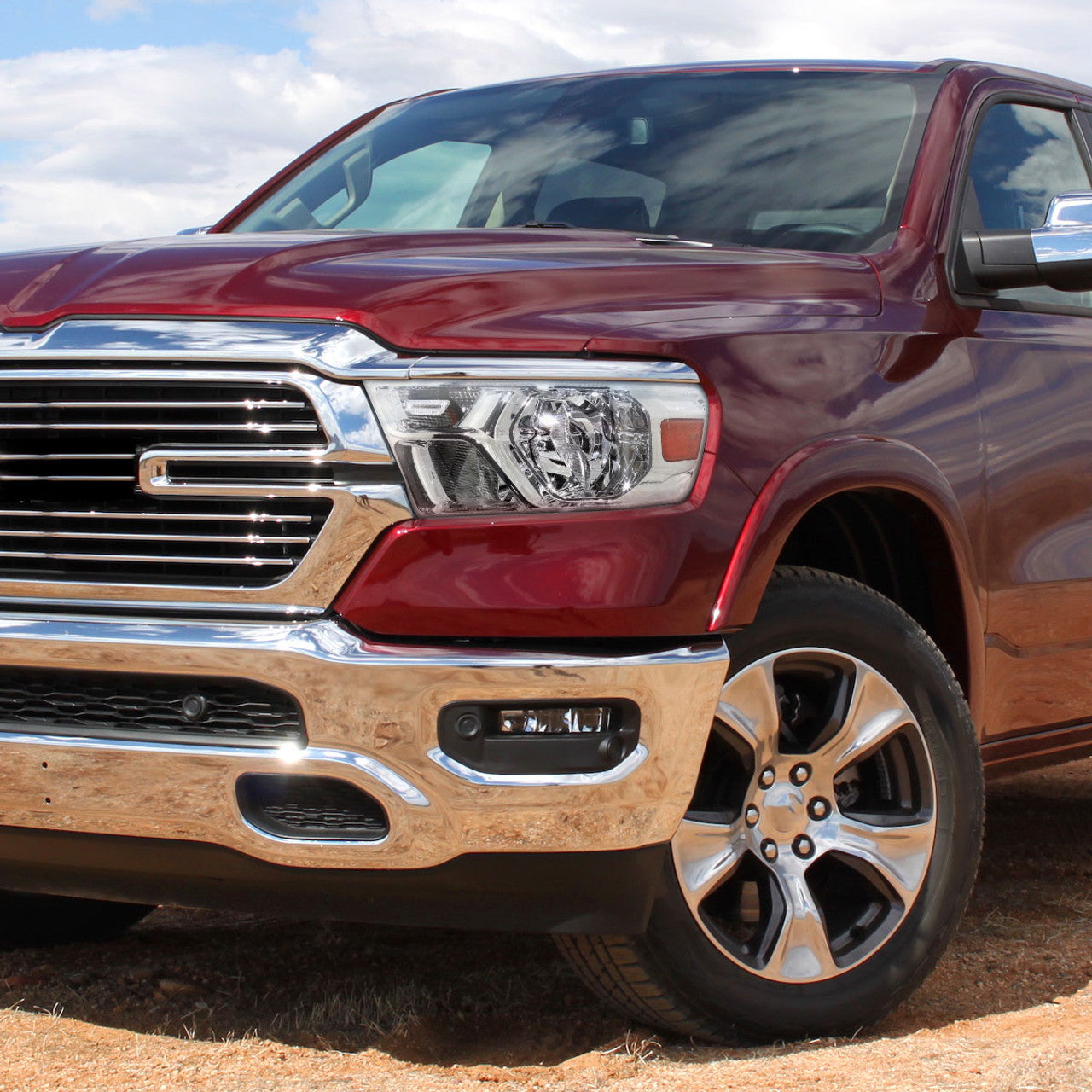 Spec D OEM Style Headlights (Chrome): Ram 1500 2019 - 2024