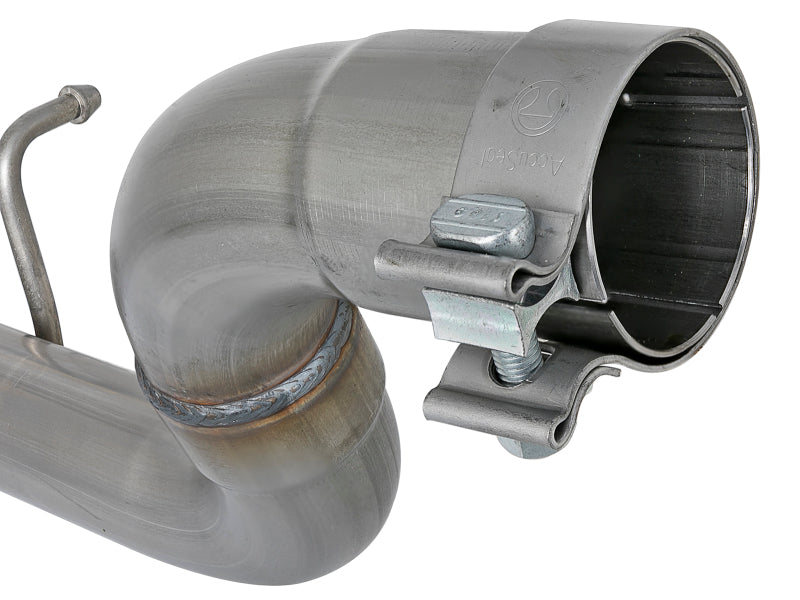 AFE MACH Force-Xp Hi-Tuck Axle-Back Exhaust System (NO Tip): Jeep Wrangler JL 2018 - 2025 (2.0L I4 / 3.6L V6)
