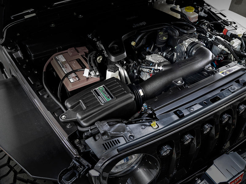 AFE Quantum Cold Air Intake System (w/Pro 5R Filter): Jeep Gladiator (2020-2025) / Wrangler (2018-2025) 3.6L V6
