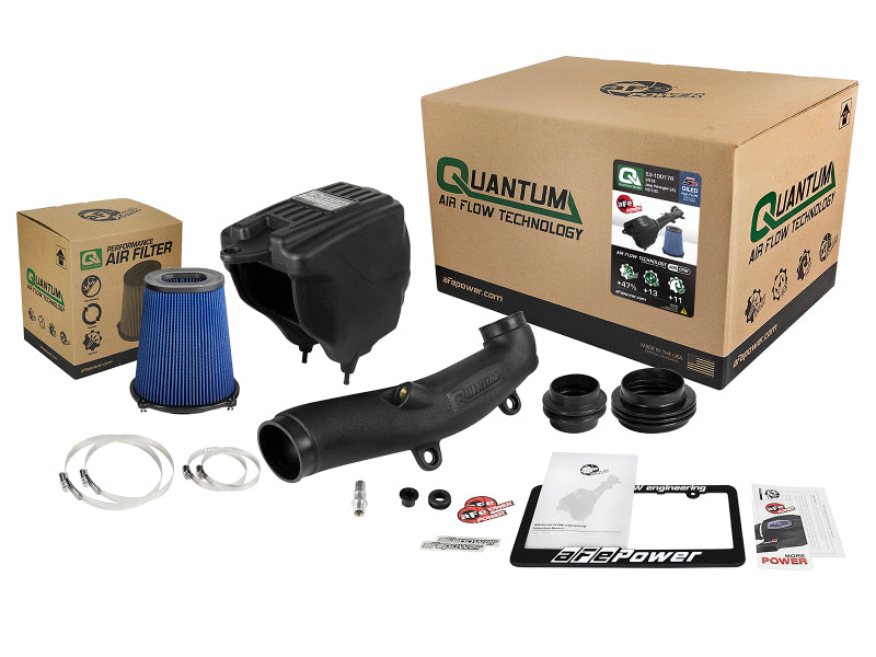 AFE Quantum Cold Air Intake System (w/Pro 5R Filter): Jeep Gladiator (2020-2025) / Wrangler (2018-2025) 3.6L V6