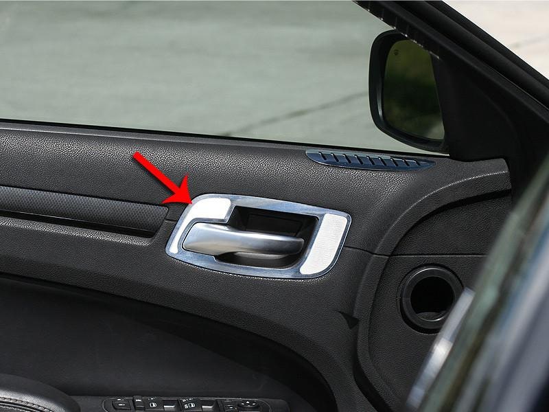 American Car Craft Front Door Handle Pull Set Polished / Brushed: Chrysler 300 2011 - 2024