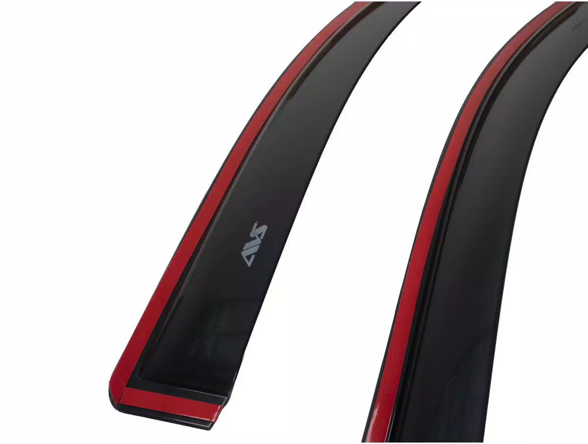 AVS Ventvisor In-Channel Window Deflectors (2PC, Smoke): Dodge Dakota 1997 - 2004 (Standard Cab)