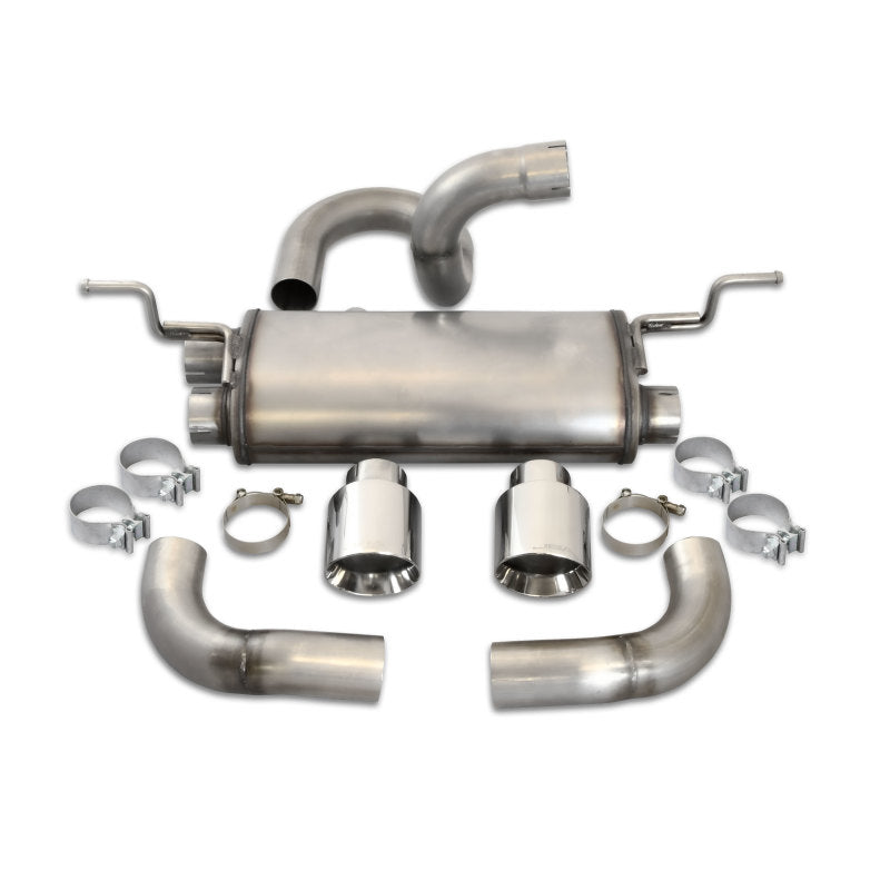 JBA Axle-Back Exhaust System: Jeep Wrangler JL 2018 - 2025 (2.0L I4 / 3.6L V6)