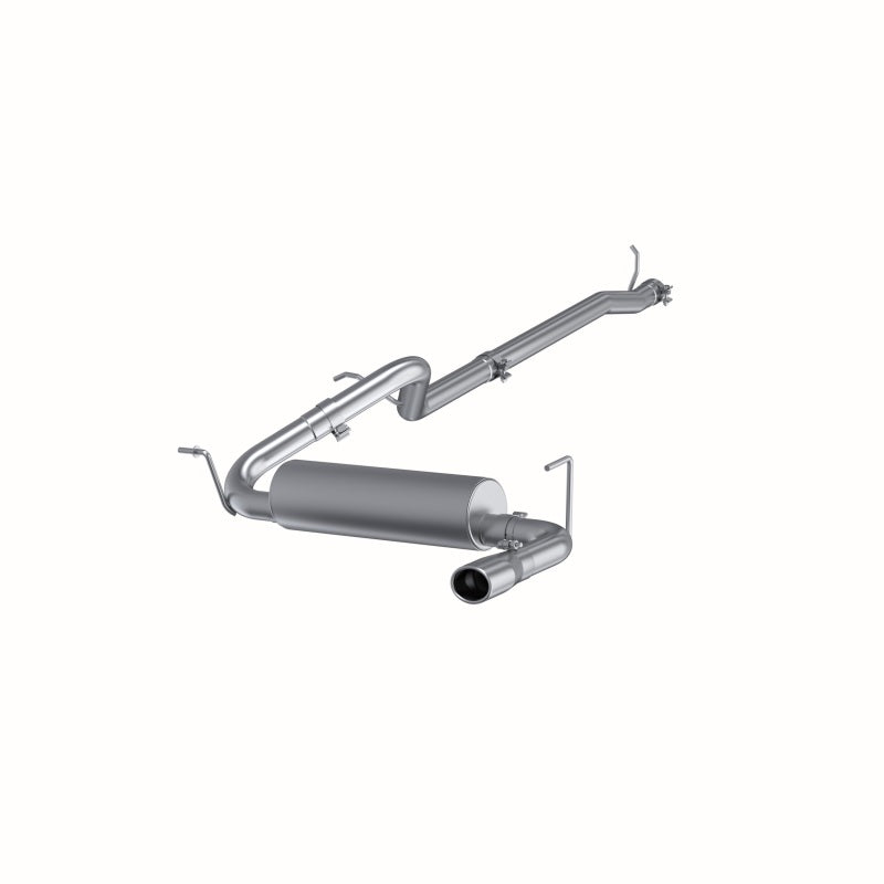 MBRP Cat Back Exhaust System (Polished Tips, Aluminized): Jeep Wrangler / Rubicon JK 3.6L 2012 - 2018 (2-Door & 4-Door)