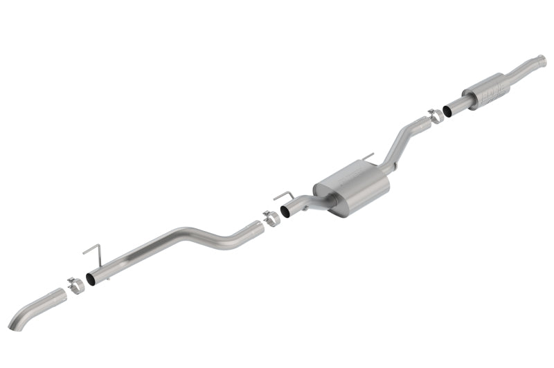 Borla ATAK Climber Cat-Back Exhaust System (Turn Down Exit): Jeep Gladiator JT 3.6L V6 2020 - 2025