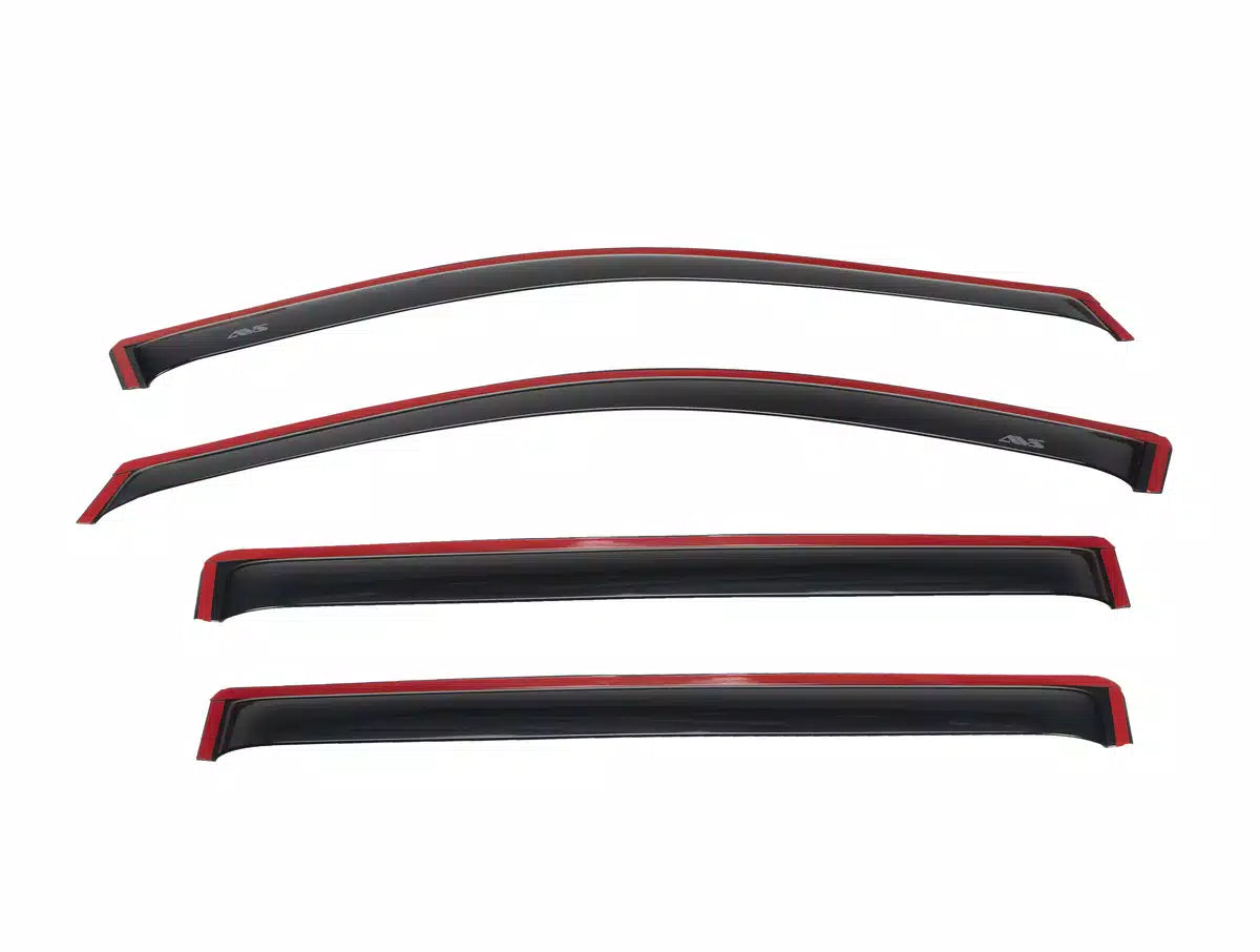 AVS Ventvisor In-Channel Window Deflectors (2PC, Smoke): Dodge Dakota 1997 - 2004 (Standard Cab)