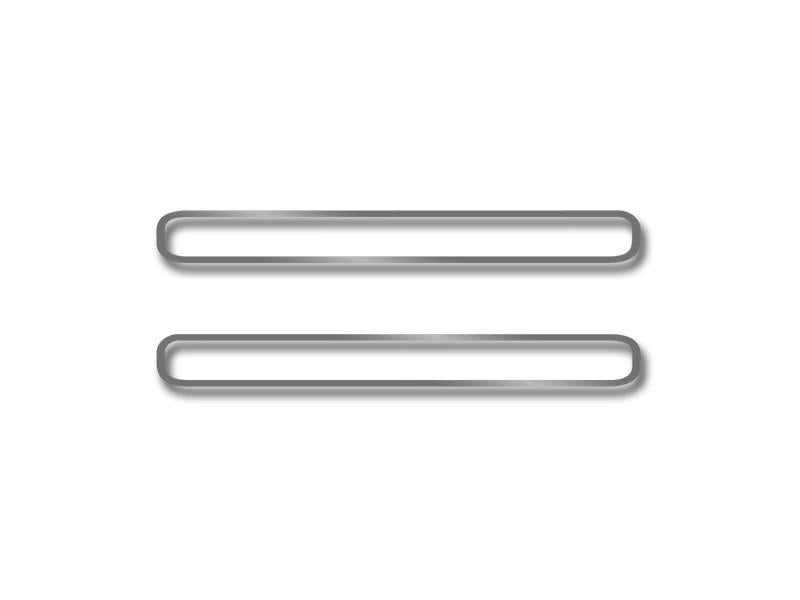 American Car Craft A/C Door Vent Trim (Polished): Dodge Charger R/T 2011 - 2014