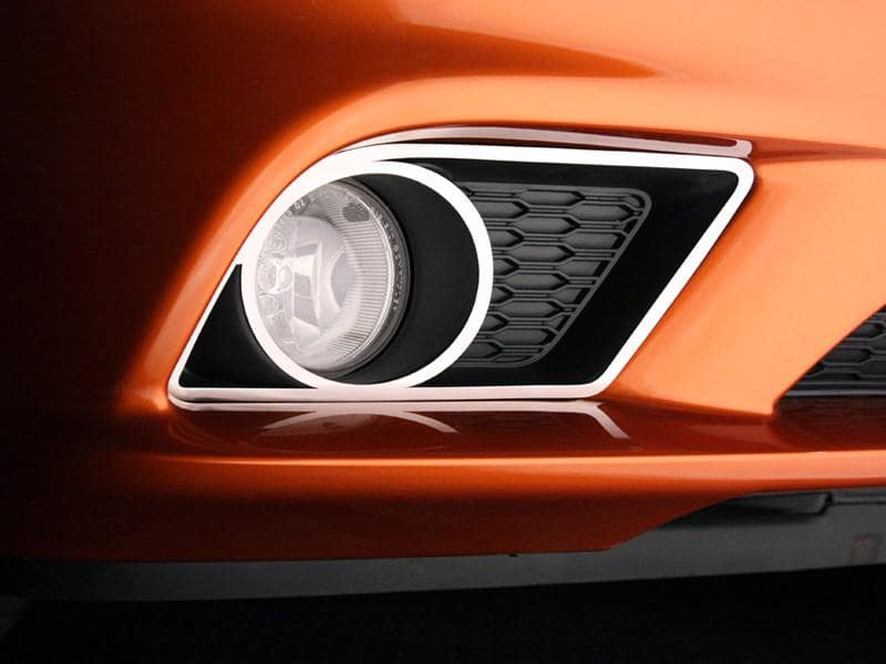 American Car Craft Fog Light Trim Rings (Polished): Dodge Charger R/T 2011 - 2014