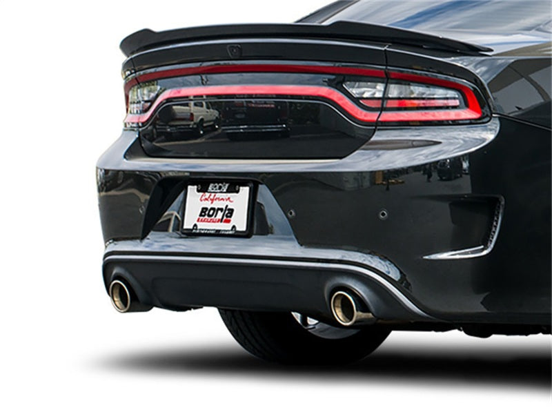 Borla ATAK Cat-Back Exhaust System (Reuses OEM Tips): Dodge Charger 6.2L Hellcat 2015 - 2023