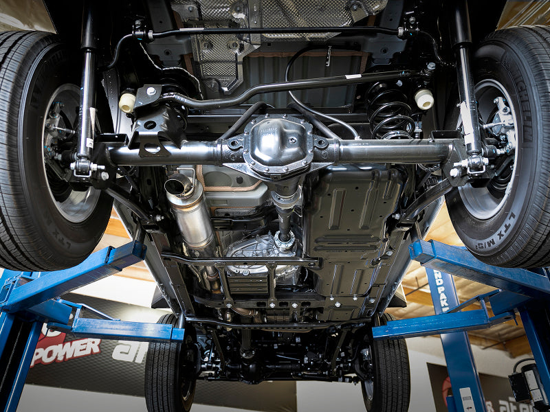 AFE ROCK BASHER Cat-Back Exhaust System: Jeep Wrangler JL 3.6L V6 2018 - 2025