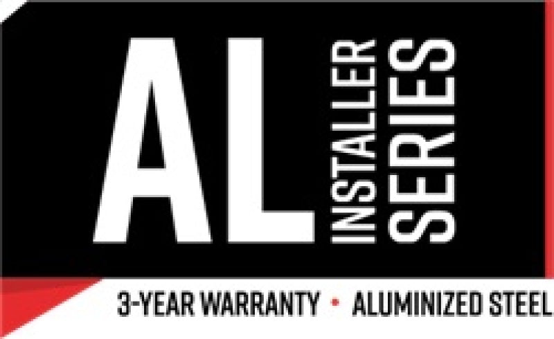 MBRP Axle-Back Exhaust System (Dual Rear Exit, Aluminized): Jeep Wrangler / Rubicon JK 2007 - 2018 (3.6L & 3.8L V6)