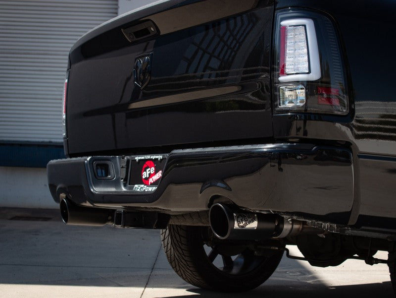 AFE Gemini XV Exhaust System (w/Black Tips): Ram 5.7L Hemi 1500 2009 - 2018