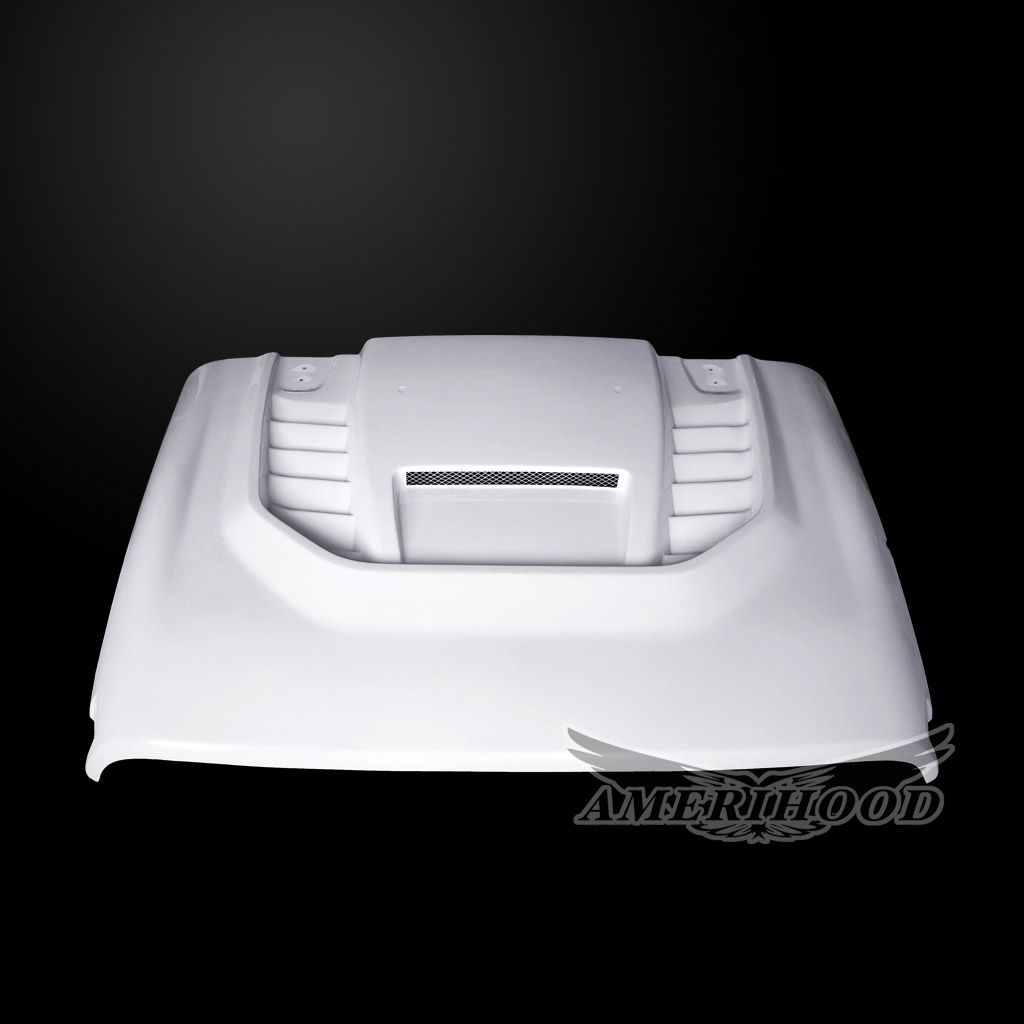 Amerihood STM Functional Ram Air Hood: Jeep Wrangler JL 2018 - 2025
