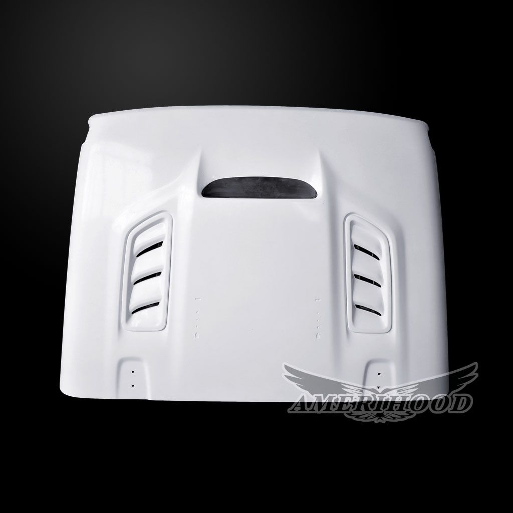Amerihood VIP Functional Ram Air Hood: Jeep Wrangler JL 2018 - 2025