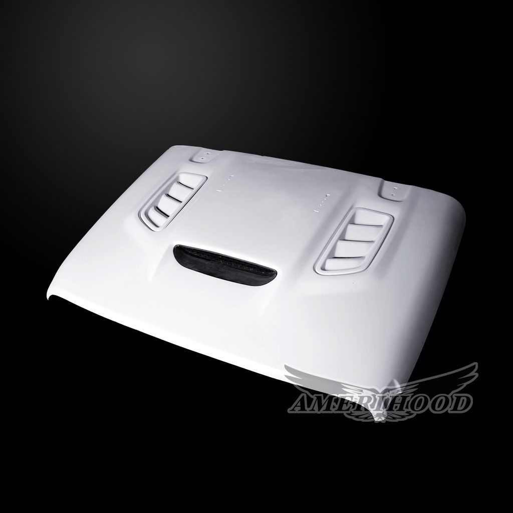Amerihood VIP Functional Ram Air Hood: Jeep Wrangler JL 2018 - 2025