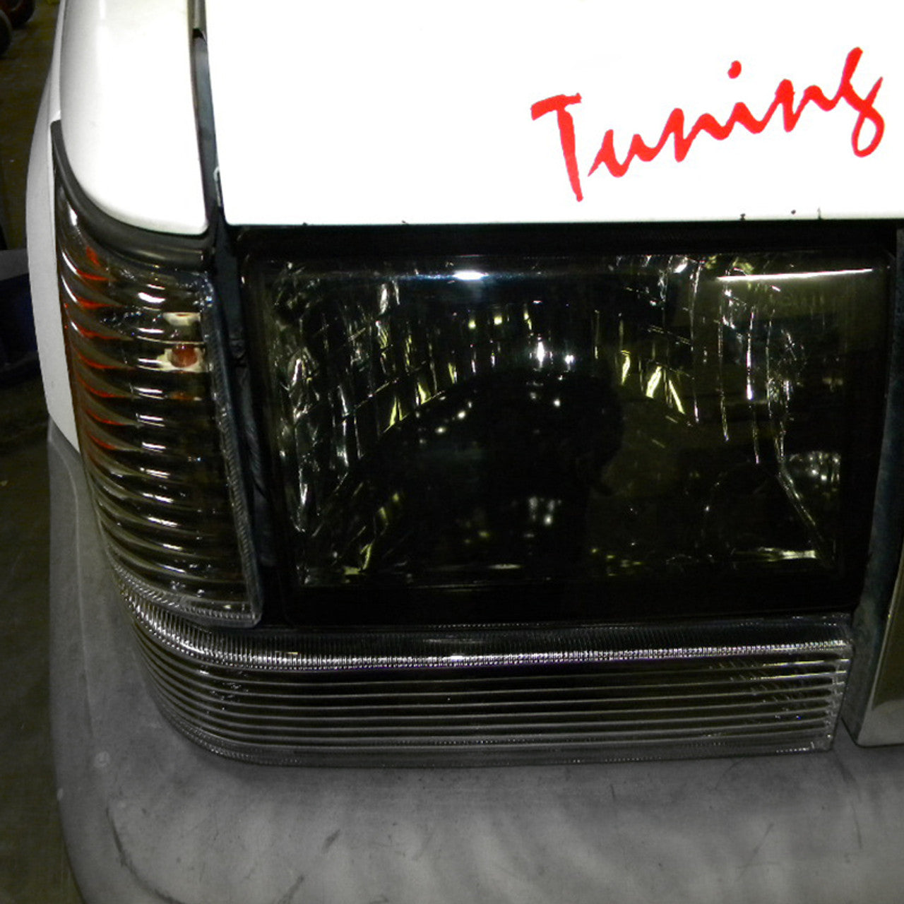 Spec D Crystal Headlights (Smoke): Jeep Grand Cherokee 1993 - 1998