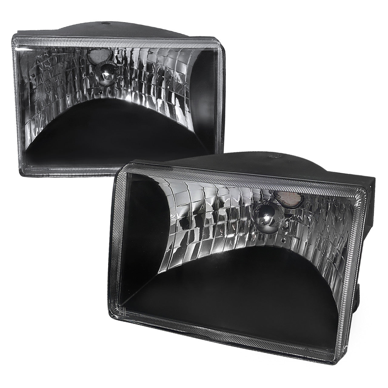 Spec D Crystal Headlights (Black): Jeep Grand Cherokee 1993 - 1998