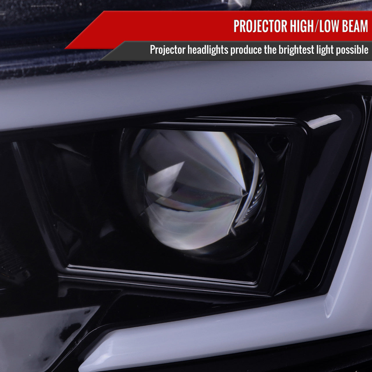 Spec D Sequential LED Projector Headlights (Smoke): Dodge Charger 2015 - 2023