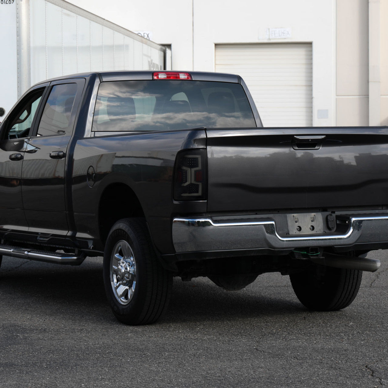 Spec D LED Tail Lights (Dark Smoke w/ Sequential Turn Signal): Ram 2500 & 3500 2019 - 2024