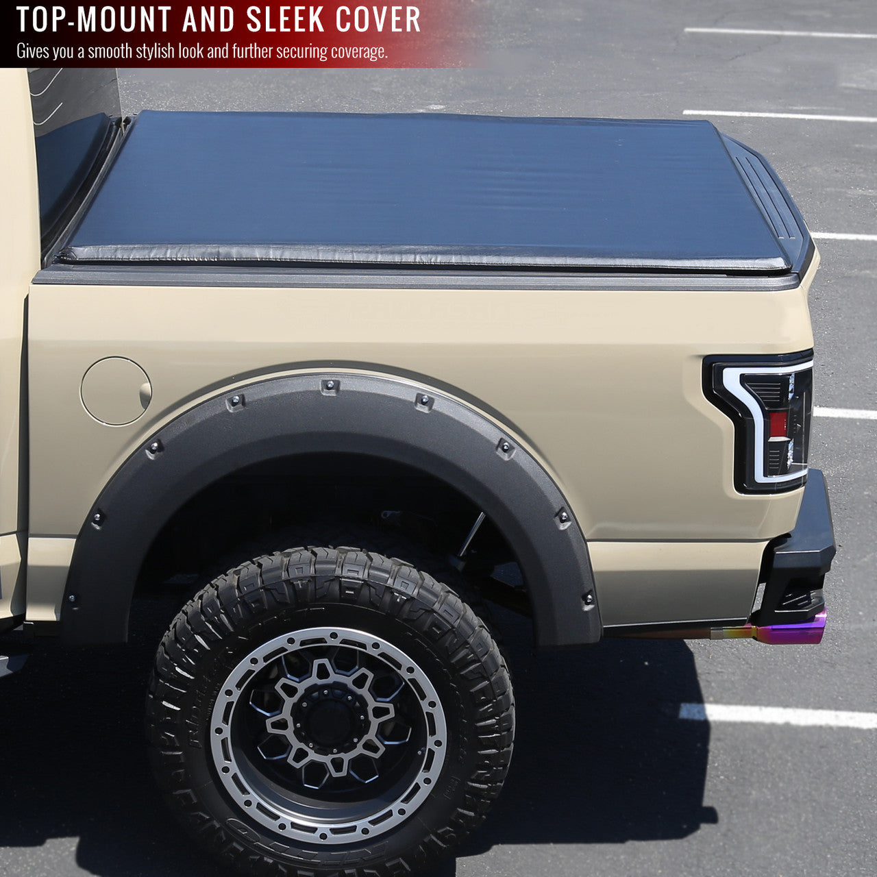 Spec D Vinyl Roll-Up Tonneau Cover: Ram 1500 (w/ 6.4ft Bed) 2019 - 2024