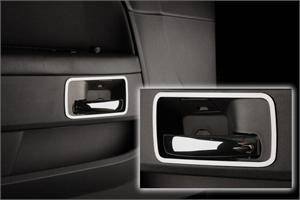 American Car Craft Door Handle Trim Rings (Brushed or Polished): Dodge Challenger 2008 - 2014
