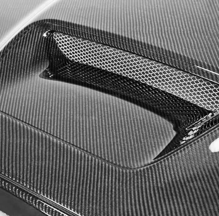 Anderson Composites SRT10 Carbon Fiber Hood: Dodge Ram 2002 - 2008