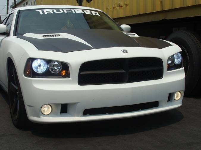 TruCarbon A58 Carbon Fiber Hood: Dodge Charger 2006 - 2010