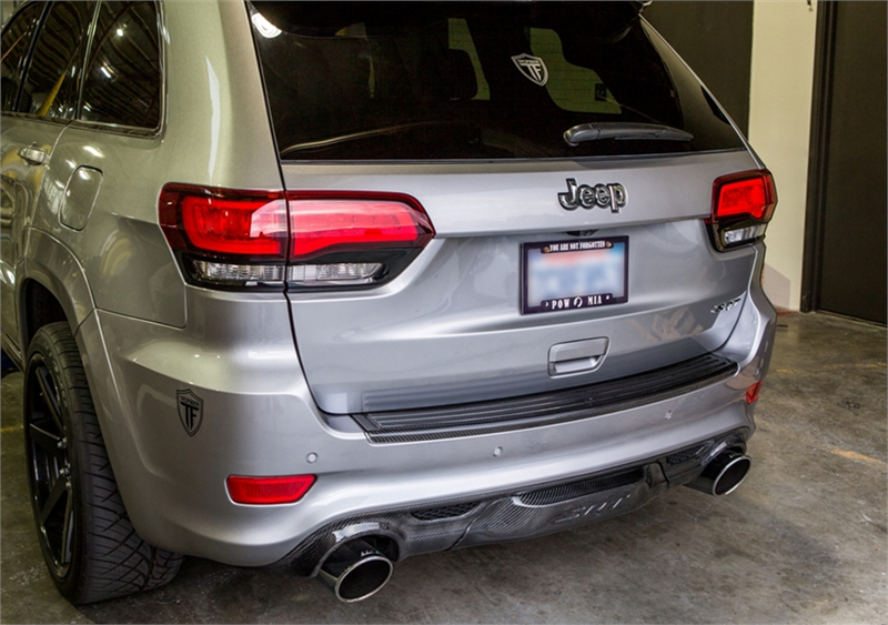 TruCarbon LG192 Carbon Fiber Rear Diffuser: Jeep Grand Cherokee SRT 2012 - 2021