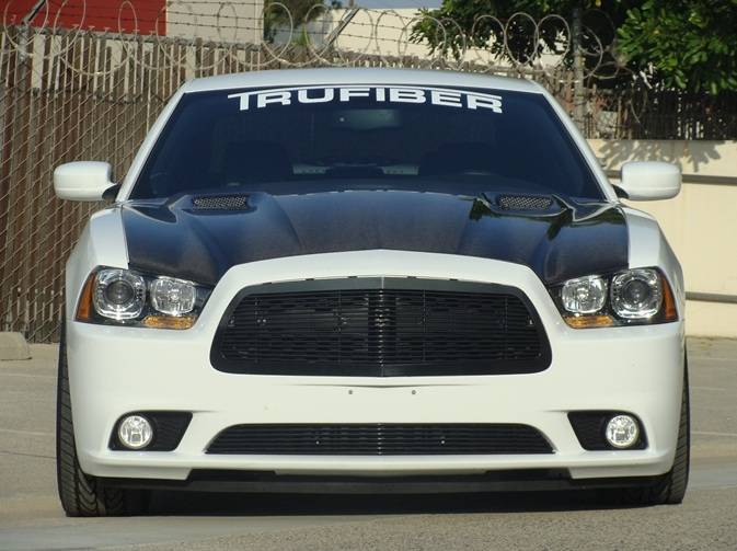 TruCarbon A58 Carbon Fiber Hood: Dodge Charger 2011 - 2014