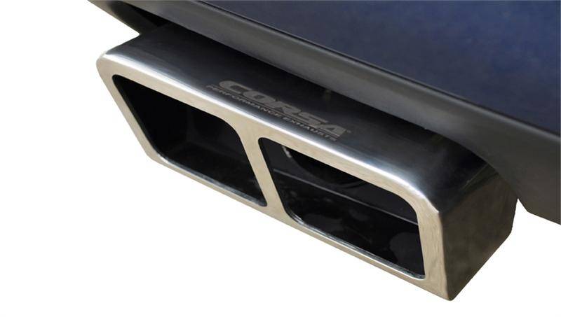 Corsa Extreme Cat-Back Exhaust (Polished - Manual Transmission): Dodge Challenger SRT8 6.4L V8 2011 - 2014