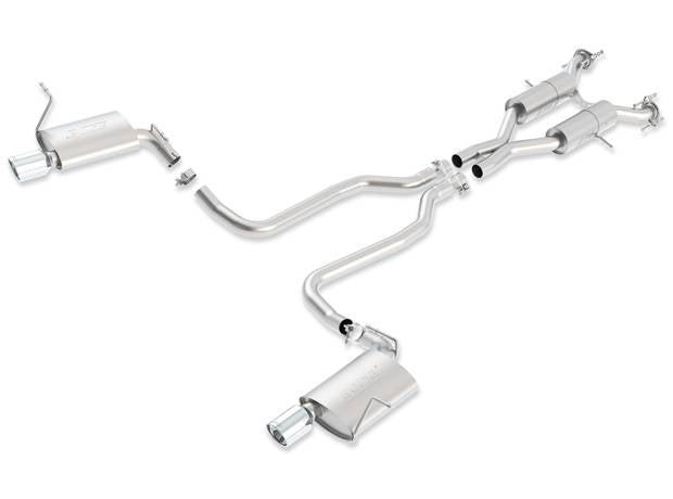 Borla Cat-Back Exhaust: Jeep Grand Cherokee 5.7L Hemi 2011 - 2021