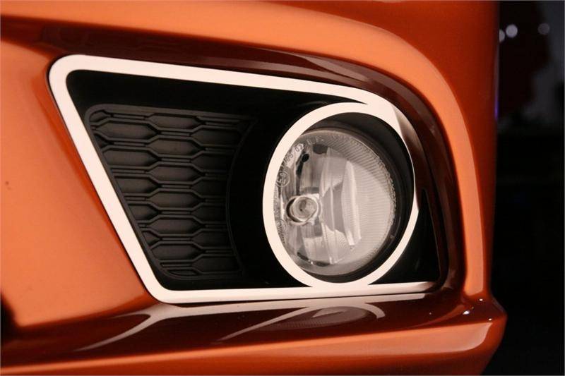 American Car Craft Fog Light Trim Rings (Polished): Dodge Charger R/T 2011 - 2014