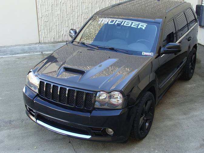 TruCarbon A23 Carbon Fiber Hood: Jeep Grand Cherokee 2005 - 2010