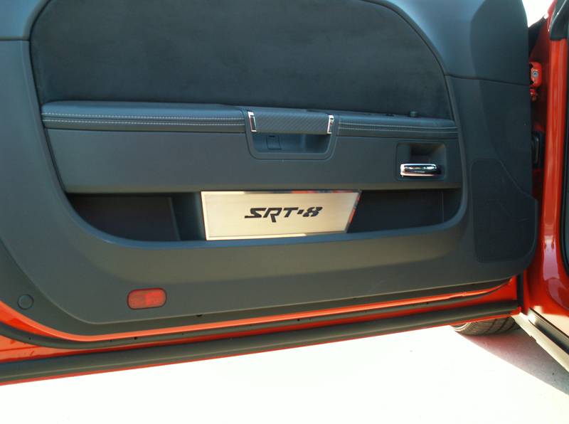 American Car Craft Brushed Door Badge Plate (Plain): Dodge Challenger 2008 - 2014