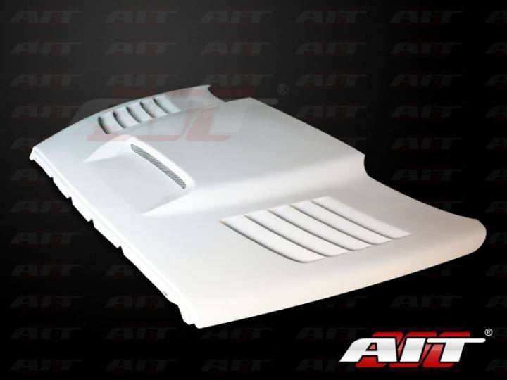 AIT Racing SSK Style Functional Cooling Hood: Dodge Ram 2002 - 2008