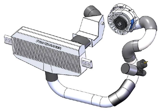 ProCharger Supercharger Kit: Dodge Challenger 6.4L 392 Hemi 2015 - 2023