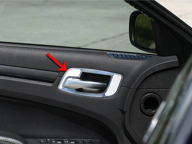 American Car Craft Front Door Handle Pull Set Polished / Brushed: Chrysler 300 2011 - 2013