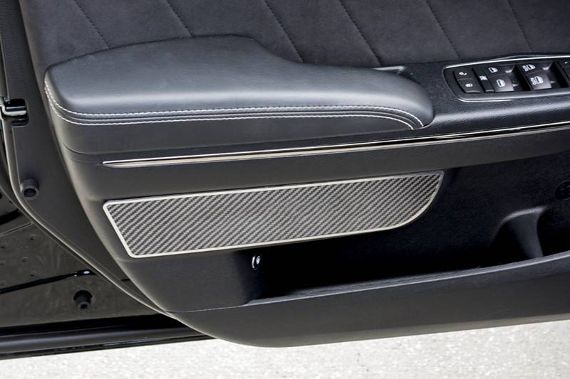 American Car Craft Front Carbon Fiber Door Badge 2pc: Dodge Charger 2011 - 2023