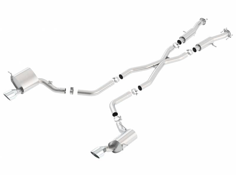 Borla ATAK Cat-Back Exhaust: Jeep Grand Cherokee 6.4L SRT 2012 - 2021