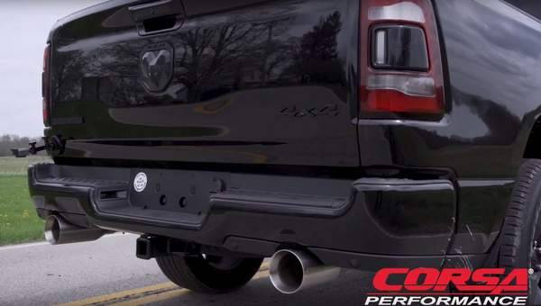 Corsa Sport Exhaust System: Ram 5.7L Hemi 1500 2019 - 2024
