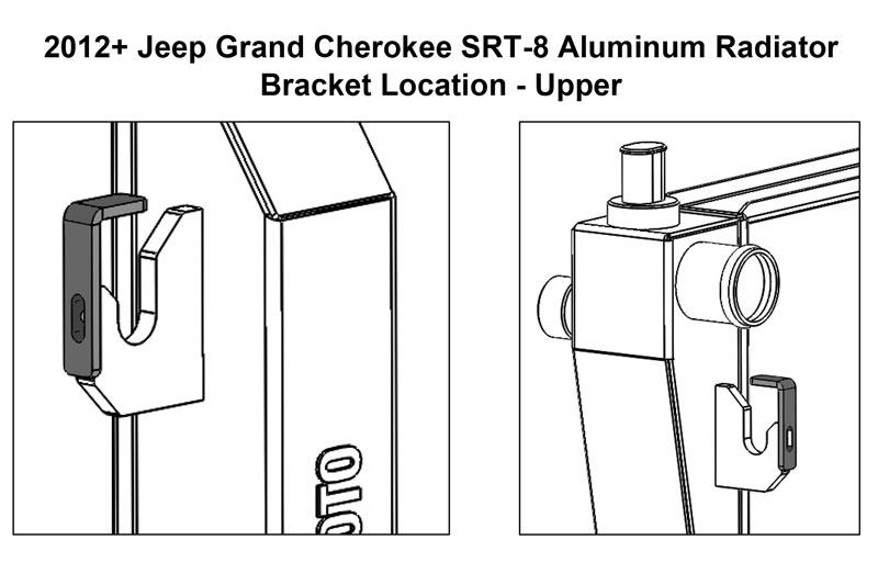 Mishimoto Aluminum Radiator: Dodge Durango / Jeep Grand Cherokee 2011 - 2025 (3.6L V6, 5.7L Hemi & 6.4L SRT)